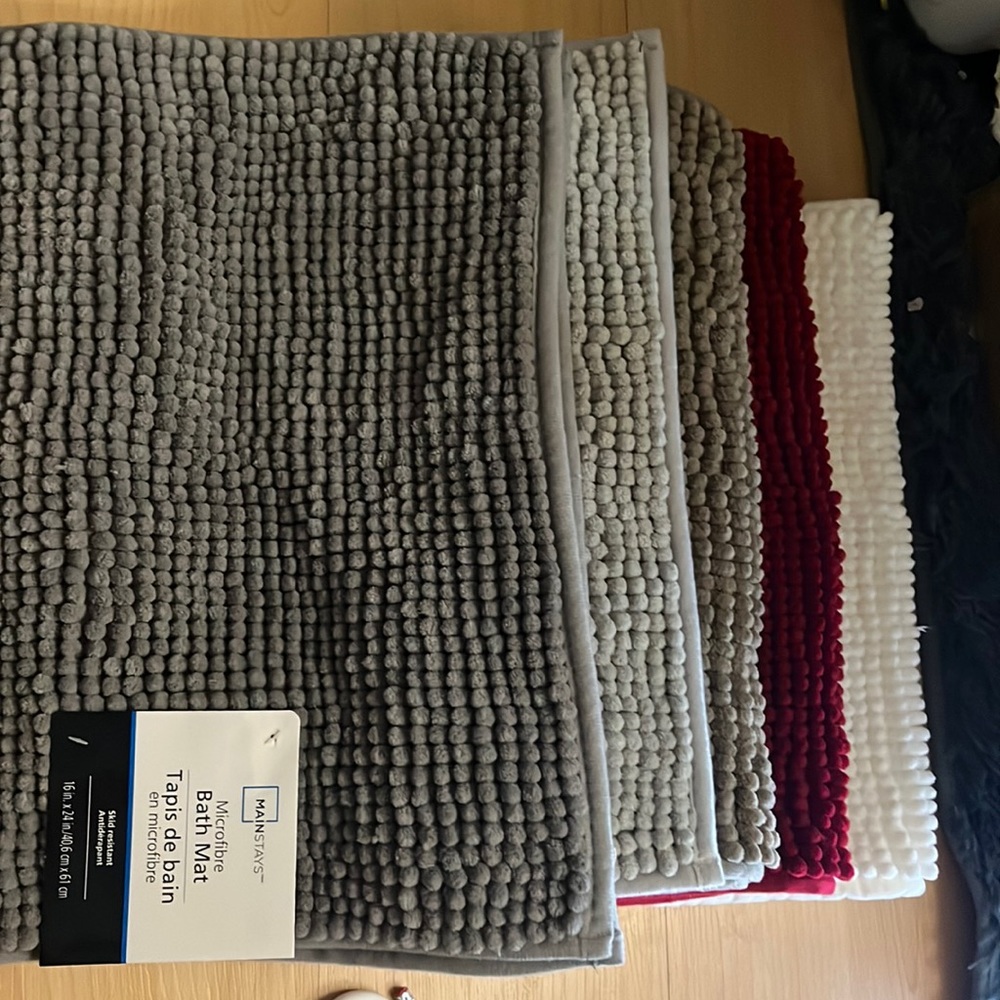 Bath rugs!